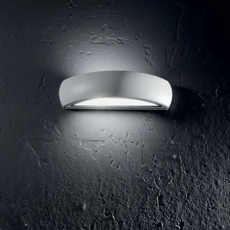 Външно стенно осветление Giove AP1 Bianco 092195 – Ideal Lux фасаден аплик в бял, 1x60W, IP 54