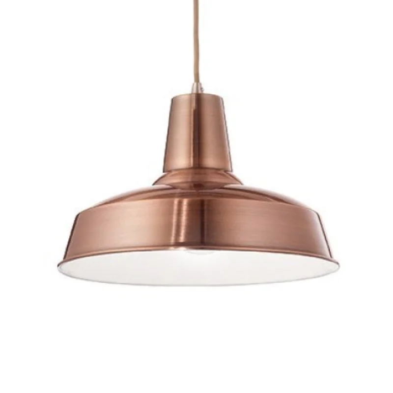 Пендели Moby SP1 Copper 093697 – Ideal Lux пендел в мед, 1X60W, IP20
