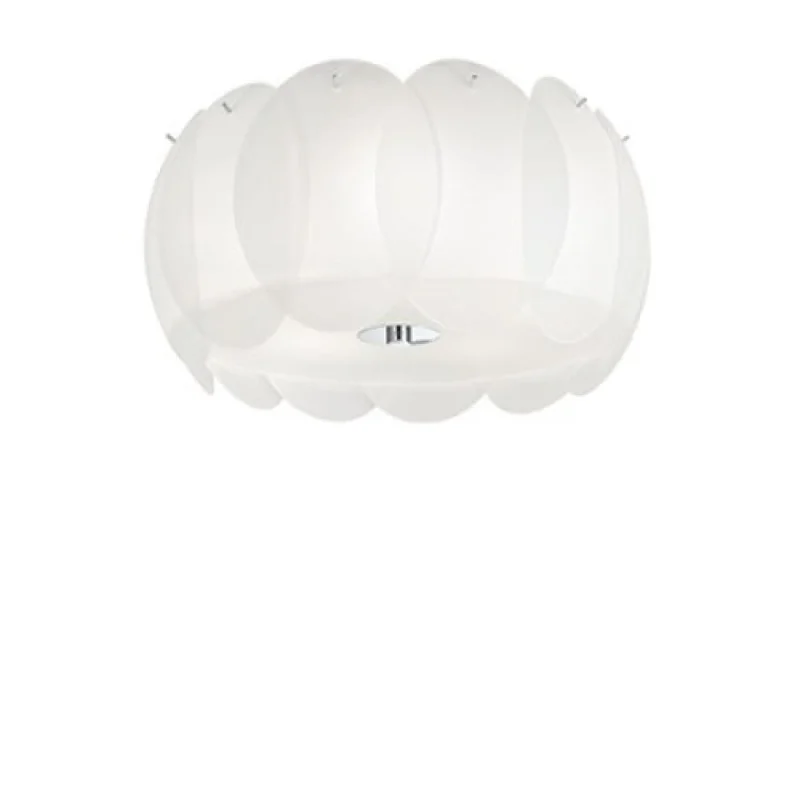 Плафони Ovalino PL5 093963 – Ideal Lux плафон в бял, 5X60W, IP20