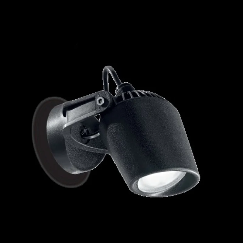 Outdoor Wall Lights Minitommy AP1 NERO 096476 – Ideal Lux facade wall light in black, 1X4,5W, IP66