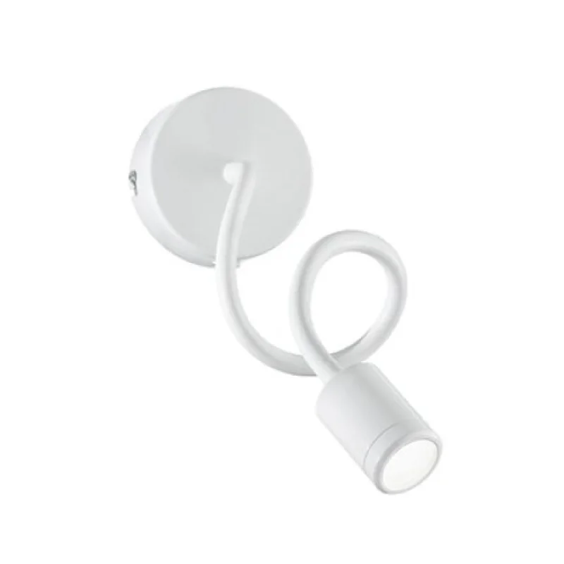 Wall Lights Focus AP1 White 097183 – Ideal Lux LED wall light in white, 1x3W, 3000K, IP20