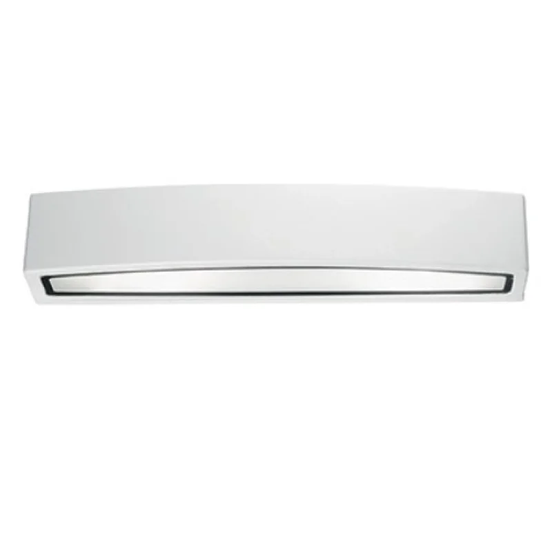 Outdoor Wall Lights Andromeda AP2 White 100364 – Ideal Lux facade wall light in white, 2x60W, IP55