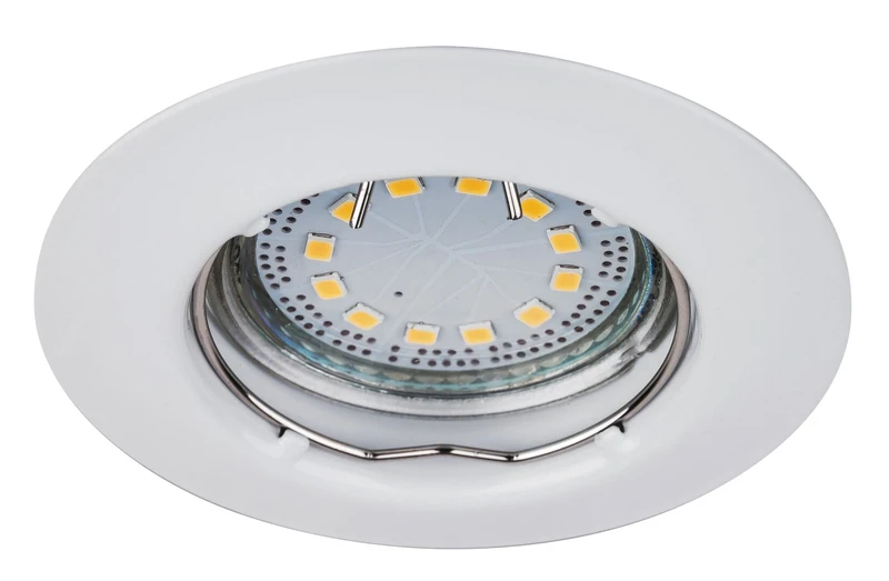 Lite – LED спотове за вграждане в бяло, комплект 3бр., Ø82мм, 3×3W, 3000K