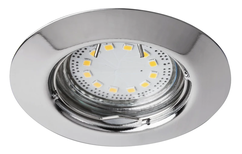 Lite – LED спотове за вграждане в хром, комплект 3 бр., Ø82мм, 3×3W, 3000K