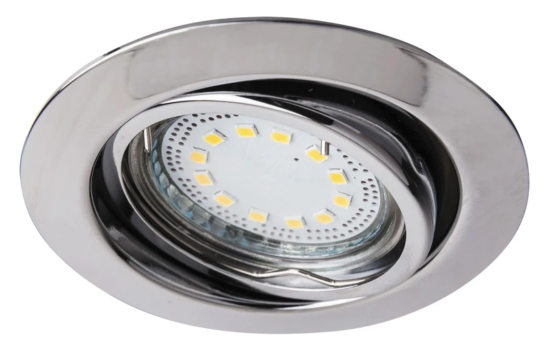 Lite – LED вградени спотове хром, комплект 3бр., Ø86мм, 3×3W, 3000K
