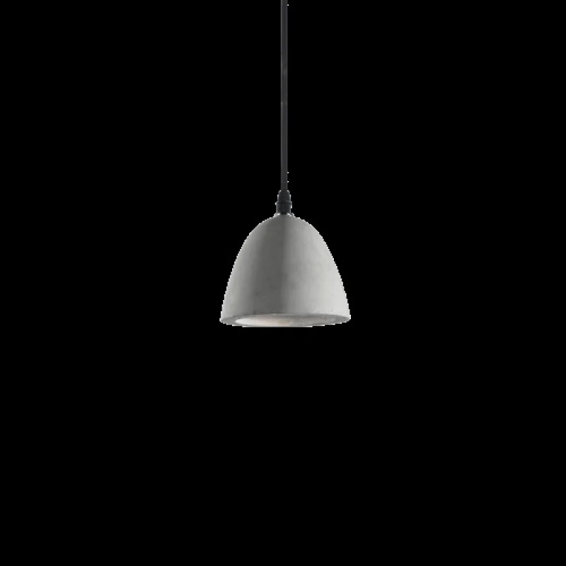 Pendant Lights Oil-4 SP1 CEMENTO 110462 – Ideal Lux pendant in matt. black, 1X15W, IP20