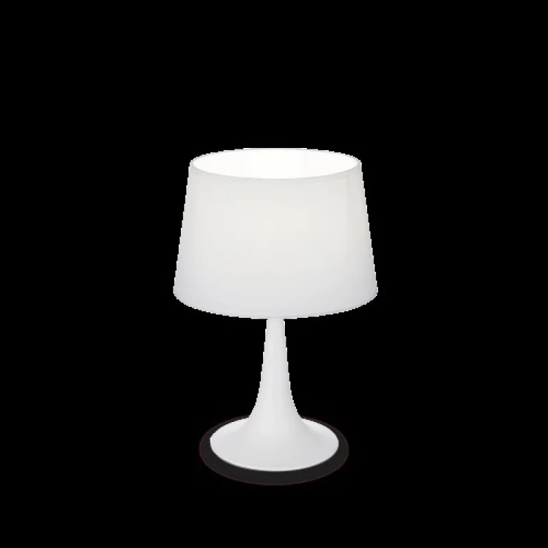 Настолни лампи London TL1 SMALL 110530 – Ideal Lux настолна лампа в бял, 1X60W, IP:20