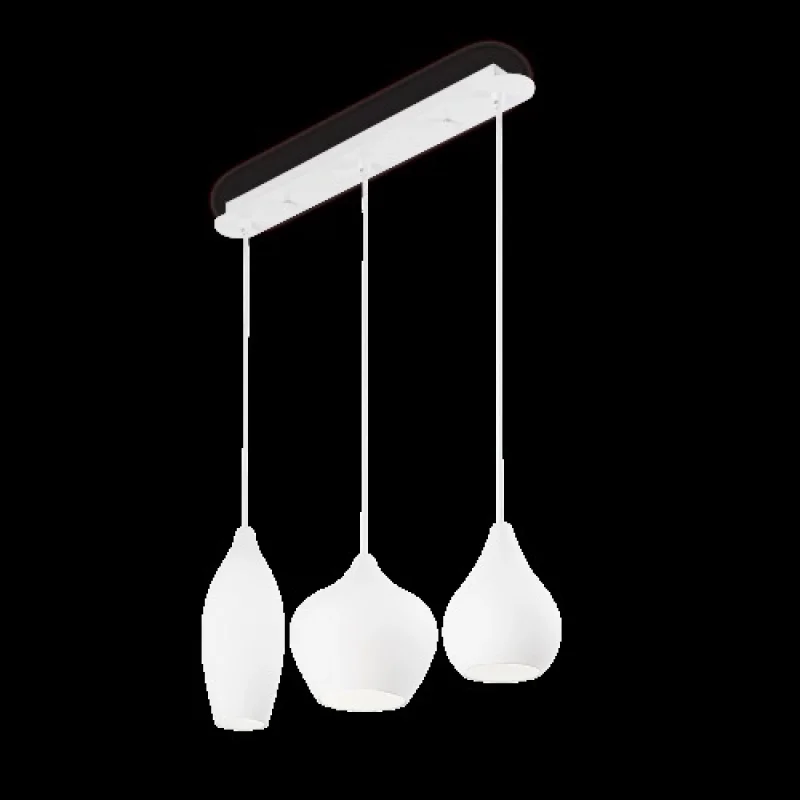 Soft SP3 WHITE 111858 – Ideal Lux пендел в бял, 3X40W, IP20