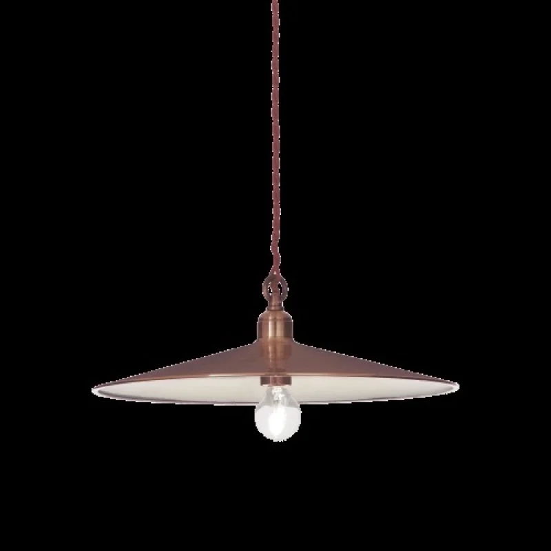 Pendant Lights Cantina SP1 COPPER 112732 – Ideal Lux pendant in copper, 1X40W, IP20