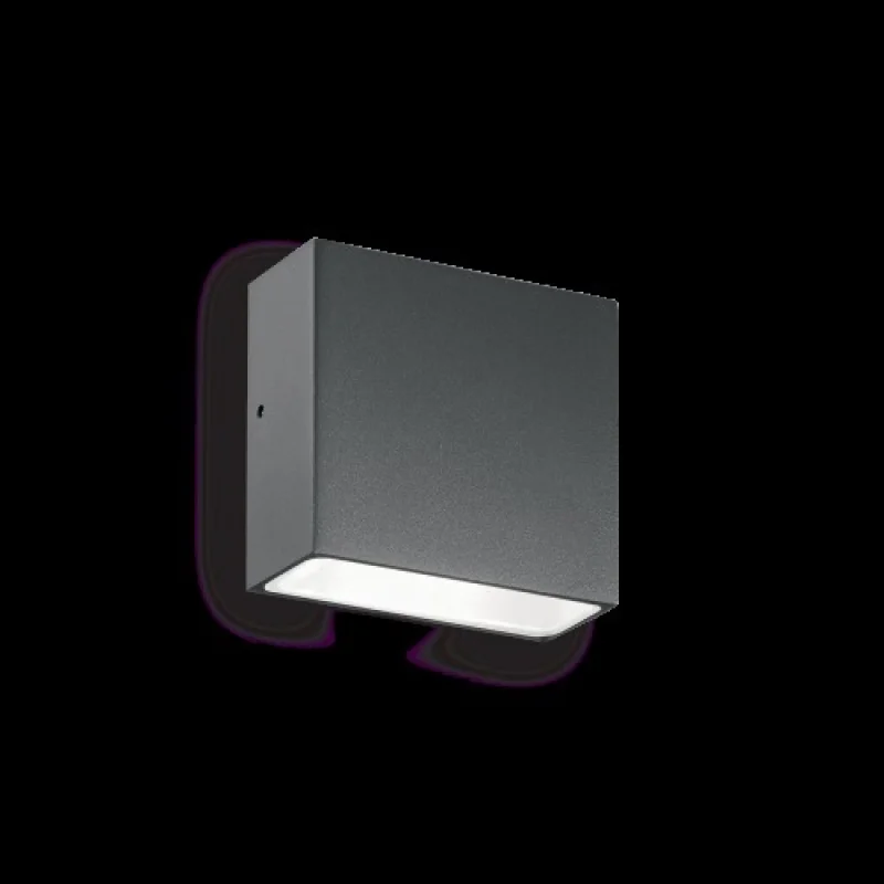 Външно стенно осветление Tetris-1 AP1 113753 – Ideal Lux фасаден аплик в антрацит, 1x15W, IP44