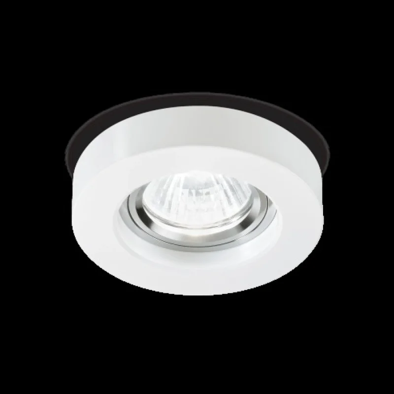 Луни за вграждане Blues 113999 – Ideal Lux луна за вграждане в бял, 1X50W, IP20