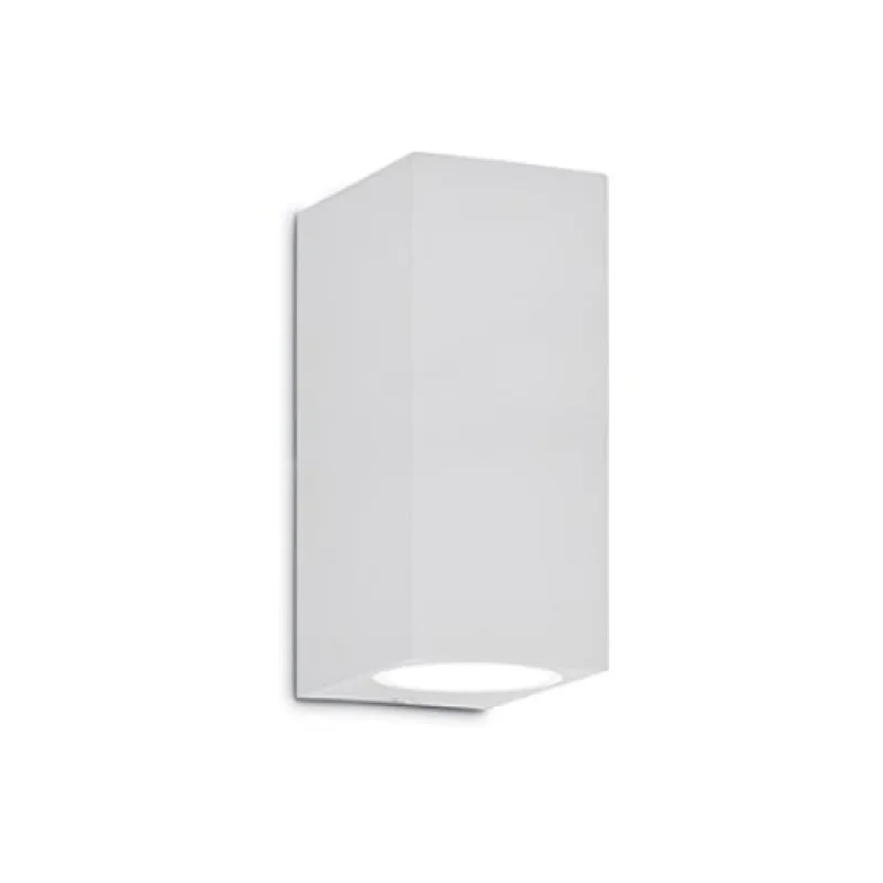 Outdoor Wall Lights Up AP2 WHITE 115320 – Ideal Lux facade wall light in white, 2x40W, IP44