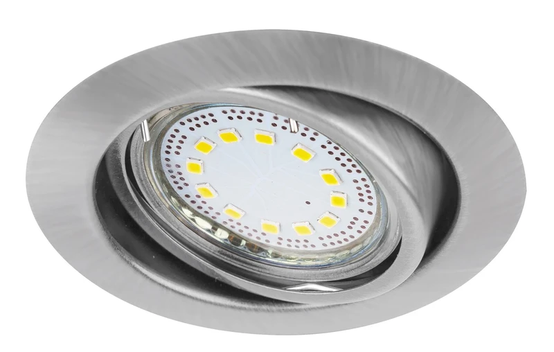 Lite – LED спотове за вграждане в сатениран хром, комплект 3 бр., 3×3W, 3000K