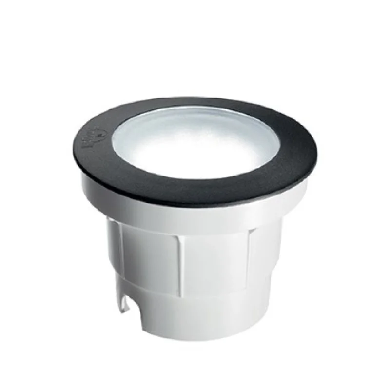 Луни за вграждане Ceci PT1 ROUN 120324 – Ideal Lux луна за вграждане в земя в черен, 1x23W, IP67