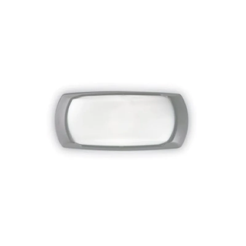 Външно стенно осветление Francy-2 AP1 123769 – Ideal Lux фасаден аплик в сив, 1x23W, IP66