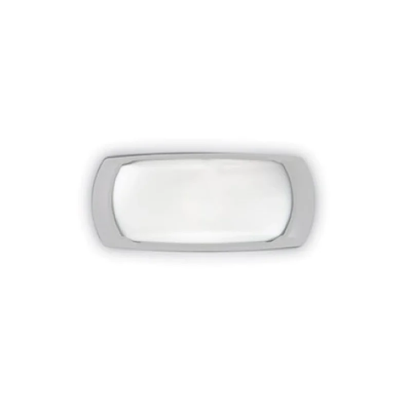 Външно стенно осветление Francy-2 AP1 123776 – Ideal Lux фасаден аплик в бял, 1x23W, IP66