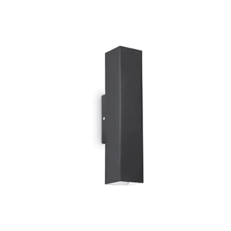 Wall Lights Sky AP2 BLACK 126890 – Ideal Lux wall light in black, 2X28W, IP20