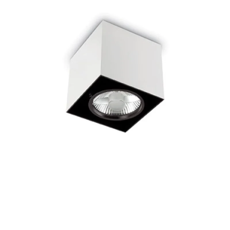 Луни за външен монтаж Mood PL1 BIG SQU 140933 – Ideal Lux луна за външен монтаж в бял, 1X50W, IP20