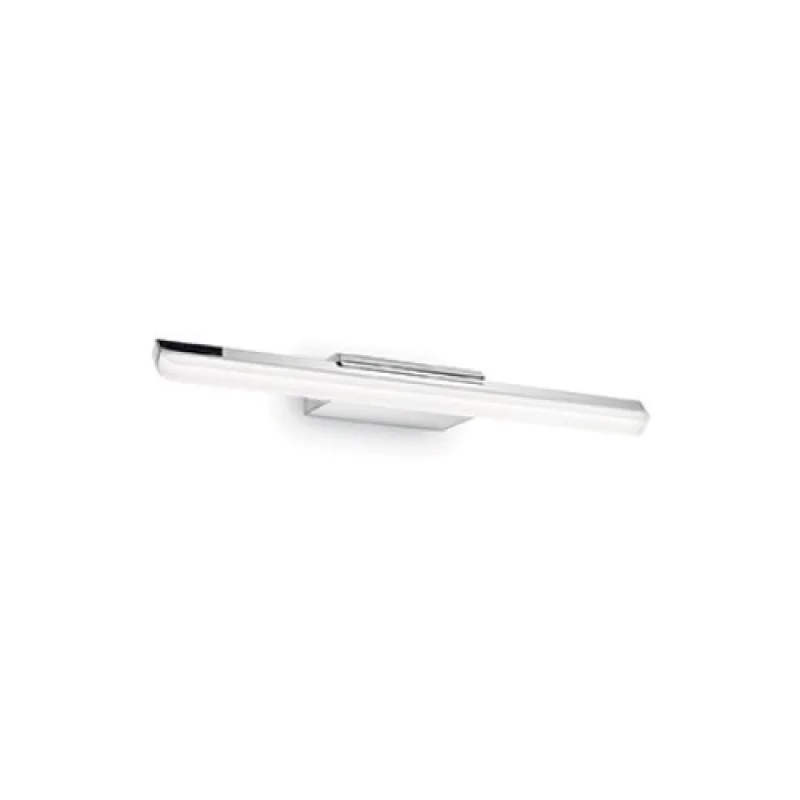 Bathroom Lighting Riflesso AP60 142272 – Ideal Lux LED wall light for bathroom in chrome, 10W, 3000K, IP54