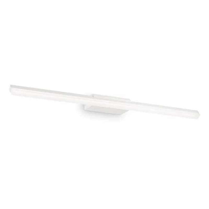 Bathroom Lighting Riflesso AP90 142289 – Ideal Lux LED wall light for bathroom in matt white, 16W, 3000K, IP54