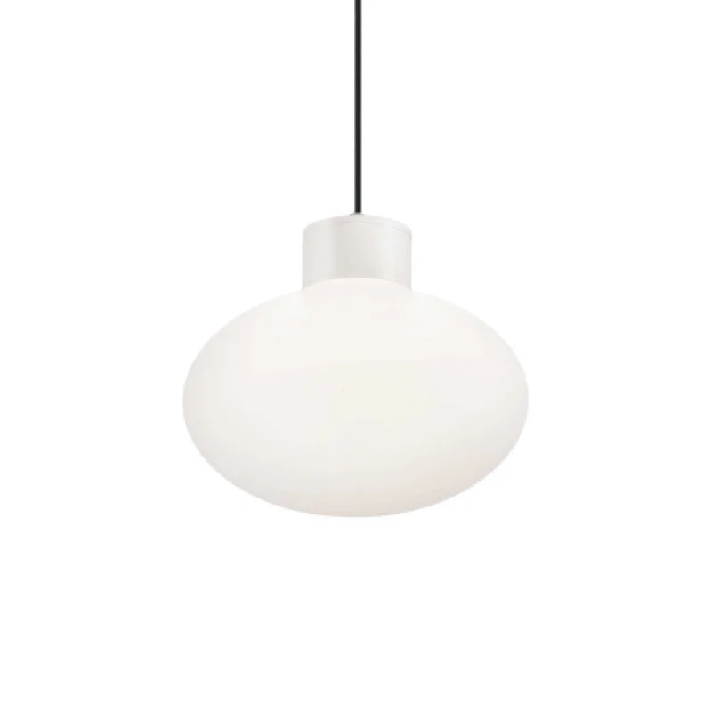 Външни пендели +145068 CLIO SP1 WHITE 144252 – Ideal Lux градински пендел в бял мат, 1x42W, IP44