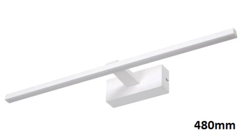 Albina – LED lighting for pictures in matt white, 460mm, 8W, 4000K, IP23