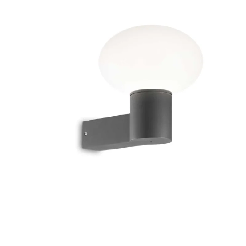Outdoor Wall Lights +145068 CLIO AP1 ANTHRAC 145228 – Ideal Lux facade wall light in anthracite, 1x42W, IP44