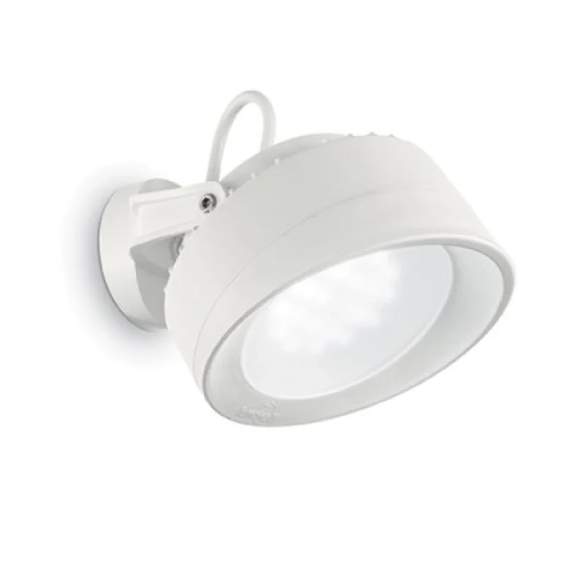Външно стенно осветление Litio AP1 145303 – Ideal Lux фасаден аплик в бял, 1x7W, IP66