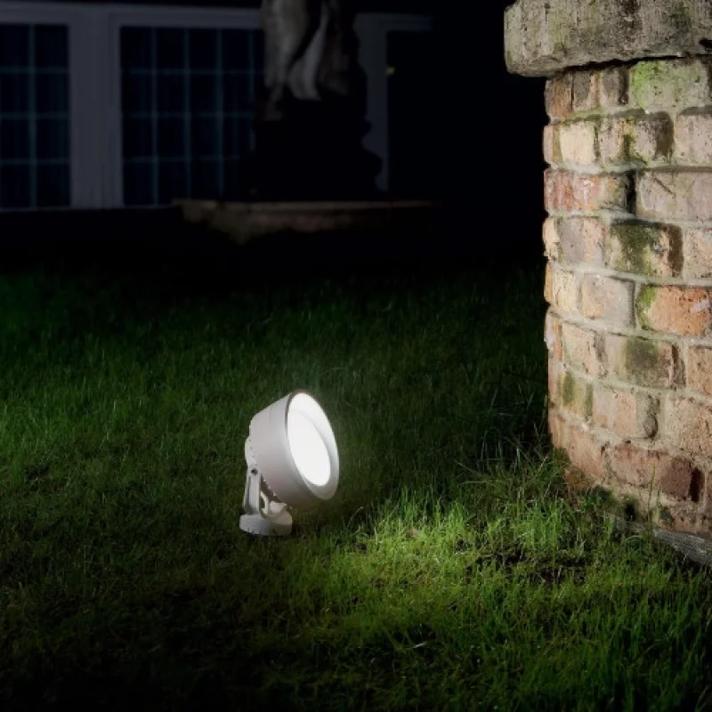 Bollard Lights Tommy PT1 145310 – Ideal Lux garden bollard in white, 1x7W, IP66