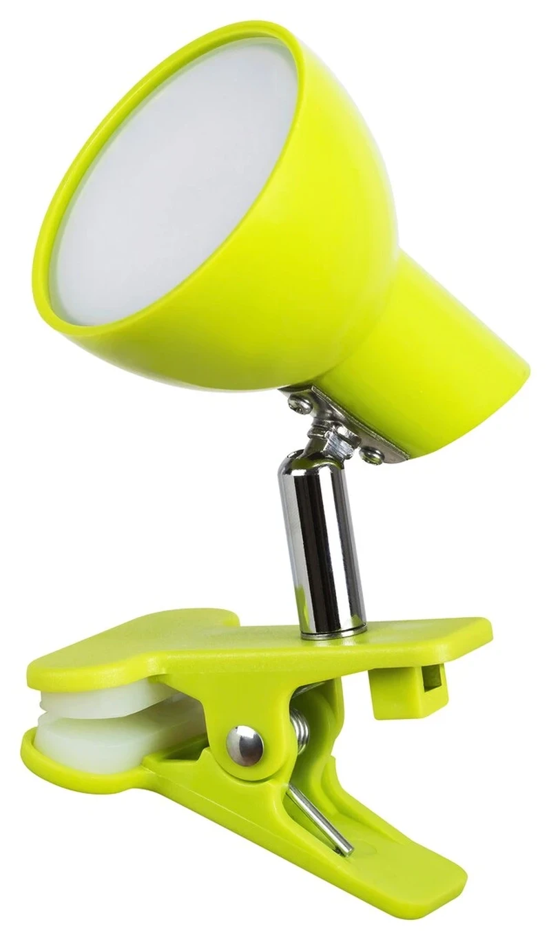 Noah – LED спот с щипка в зелено, Ø70мм, 5W, 3000K