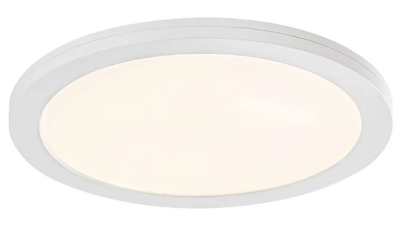LED плафони Sonnet – LED плафон за вграждане и открит монтаж в бяло, Ø225мм, 18W, 4000K