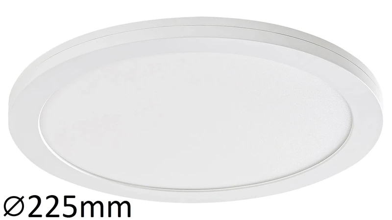 Sonnet – LED плафон с датчик за движение в бяло, Ø225мм, 18W, 4000K
