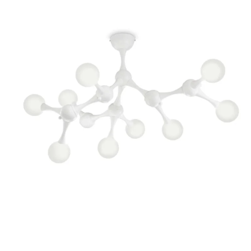 Nodino PL9 BIANCO 149622 – Ideal Lux ceiling light in white, 9X15W, IP20