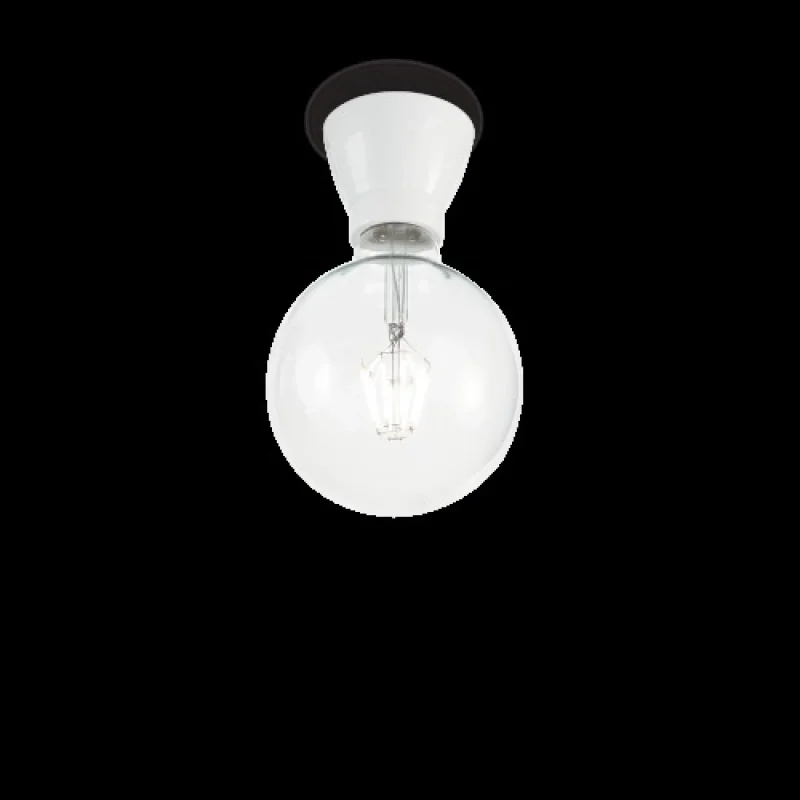 Ceiling Lights Winery PL1 Bianco 155227 – Ideal Lux ceiling light in white, 1X60W, IP20