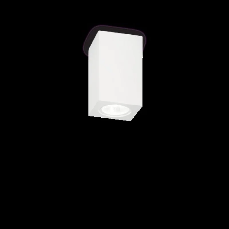 Луни за външен монтаж Tower PL1 SQUARE 155791 – Ideal Lux луна за външен монтаж в бял, 1X35W, IP20