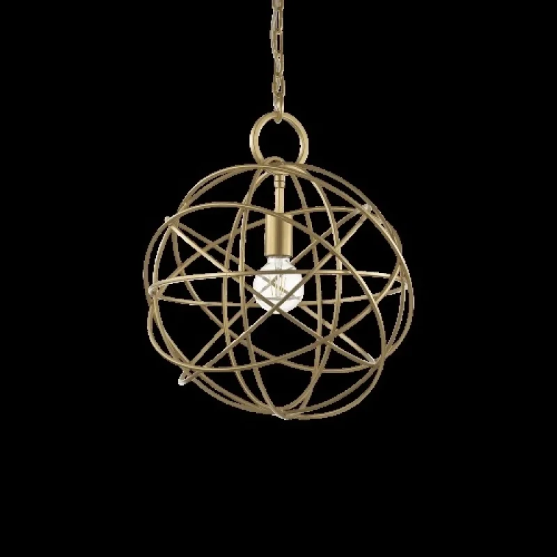 Pendant Lights Konse SP1 155968 – Ideal Lux pendant in dark gold, 1X60W, IP20