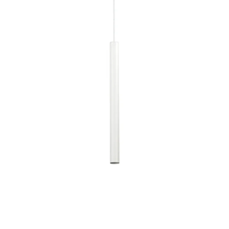 LED Pendants & Chandeliers Ultrathin SP1 SMALL ROUND B 156682 – Ideal Lux LED pendant in matt. white, 1X12W, 3000K, IP20
