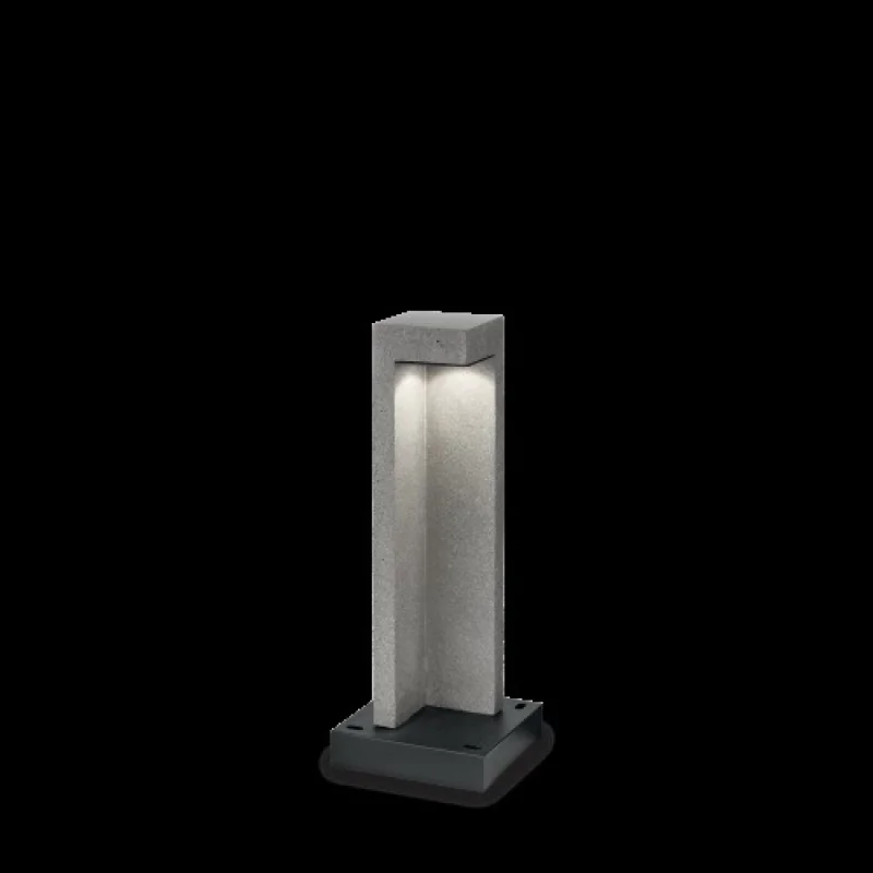 Bollard Lights Titano PT D49 4000 157856 – Ideal Lux LED garden bollard in matt black, IP55