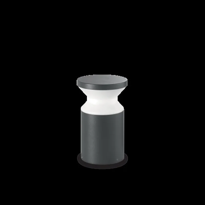 Bollard Lights Torre PT1 H22 ANTHRACI 158891 – Ideal Lux garden bollard in anthracite, 1x15W, IP44