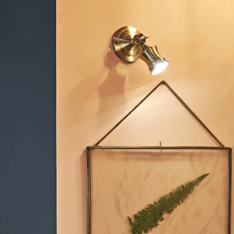 Spotlights Barber AP1 BRUNITO 159997 – Ideal Lux spotlight in antique brass, 1X28W, IP20