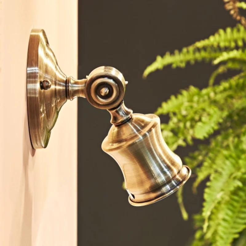 Barber AP1 BRUNITO 159997 – Ideal Lux spotlight in antique brass, 1X28W, IP20