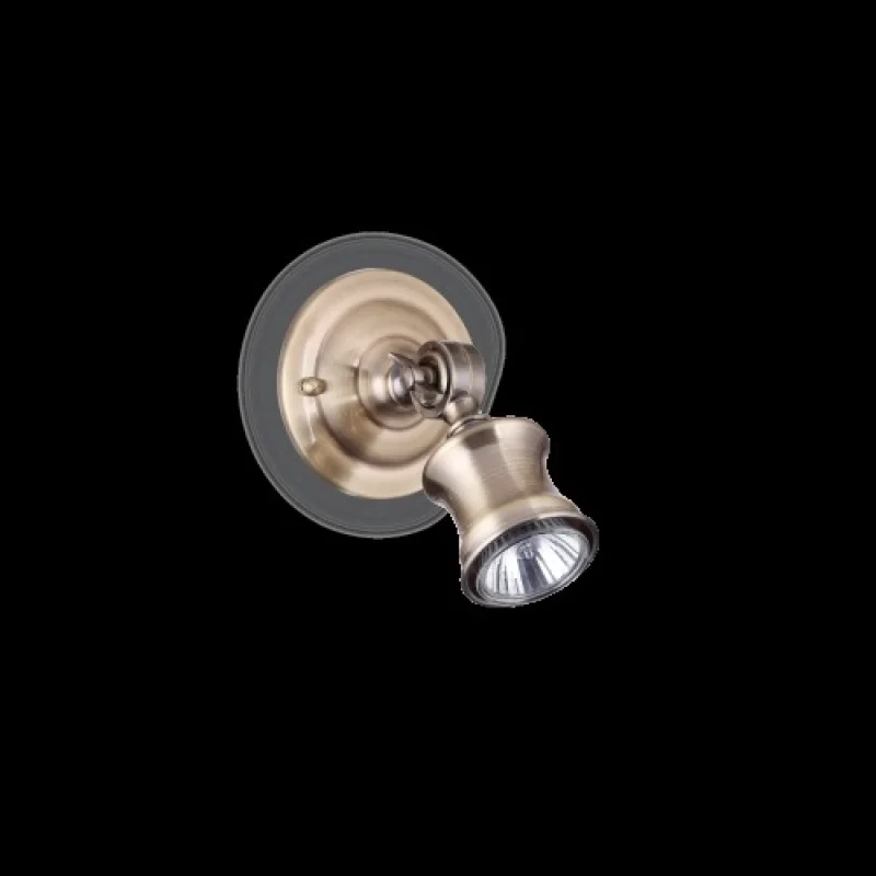 Barber AP1 BRUNITO 159997 – Ideal Lux spotlight in antique brass, 1X28W, IP20