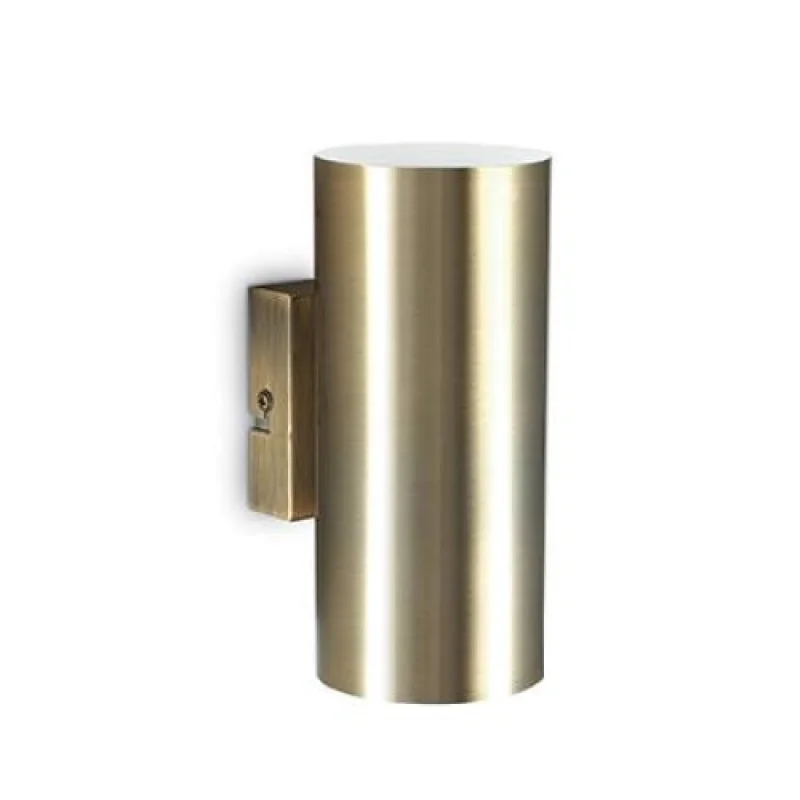 Стенно осветление (аплици) Look AP2 Antique Brass 164823 – Ideal Lux аплик в античен месинг, 2X28W, IP20