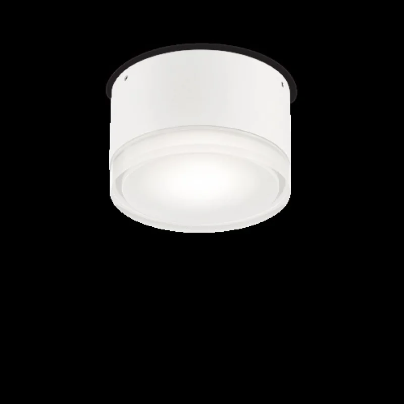 Outdoor Wall Lights Urano PL1 SMALL BIANCO 168036 – Ideal Lux facade wall light in white, IP44