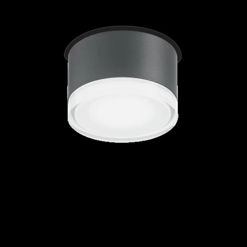 Urano PL1 SMALL ANTRACIT 168111 – Ideal Lux facade wall light in anthracite, IP44