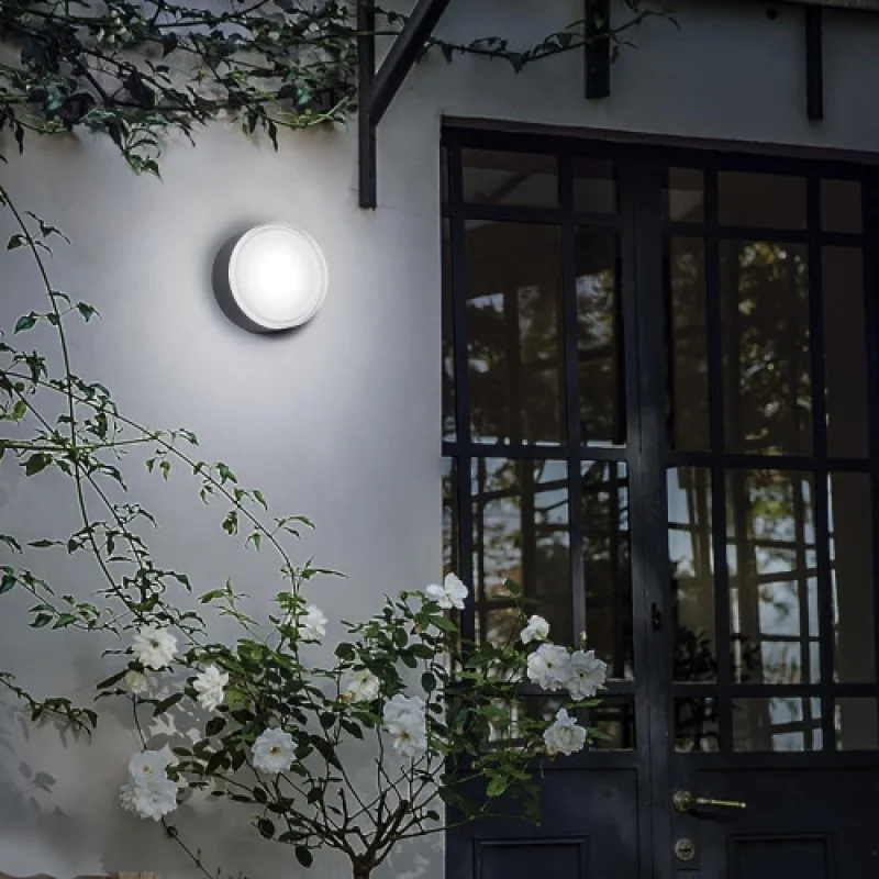 Outdoor Wall Lights Urano PL1 BIG ANTRACITE 168135 – Ideal Lux facade wall light in anthracite, IP44