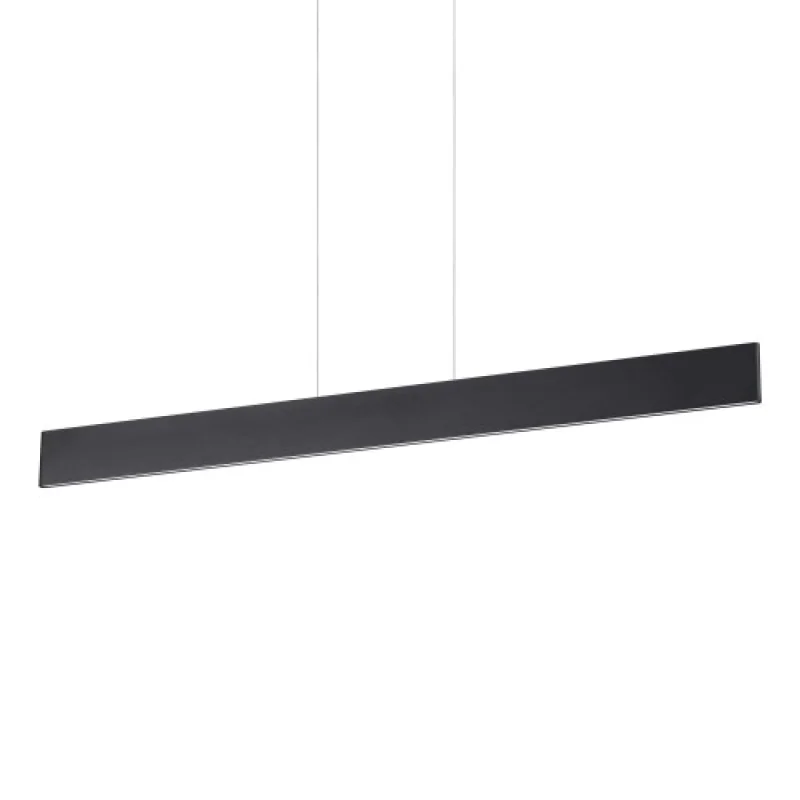 LED Pendants & Chandeliers Desk SP1 173245 – Ideal Lux LED pendant in black, 1X32W, 3000K, IP20