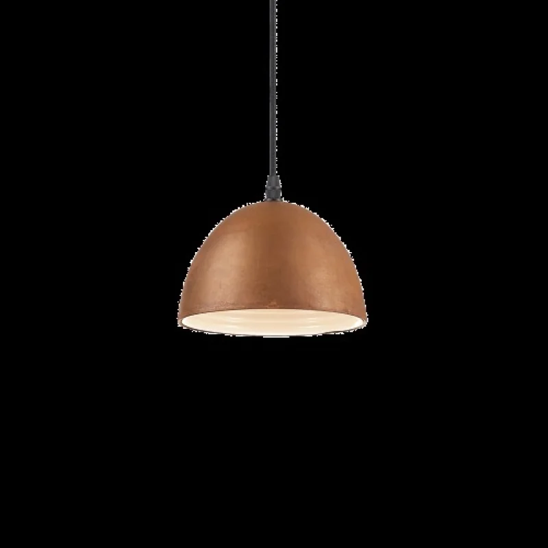 Pendant Lights Folk SP1 D18 174204 – Ideal Lux pendant in antique brown, 1X60W, IP20