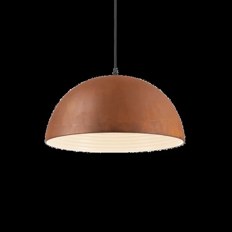 Pendant Lights Folk SP1 D40 174211 – Ideal Lux pendant in antique brown, 1X60W, IP20