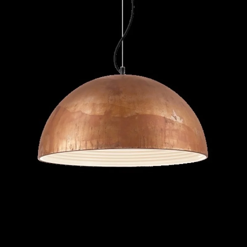 Pendant Lights Folk SP1 D50 174228 – Ideal Lux pendant in antique brown, 1X60W, IP20